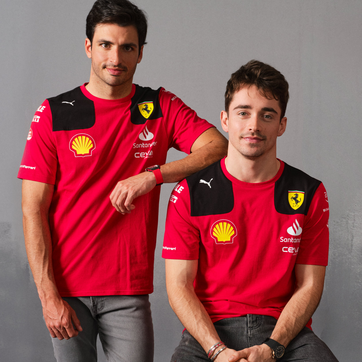 Camiseta Scuderia Ferrari 2023 - Charles Leclerc