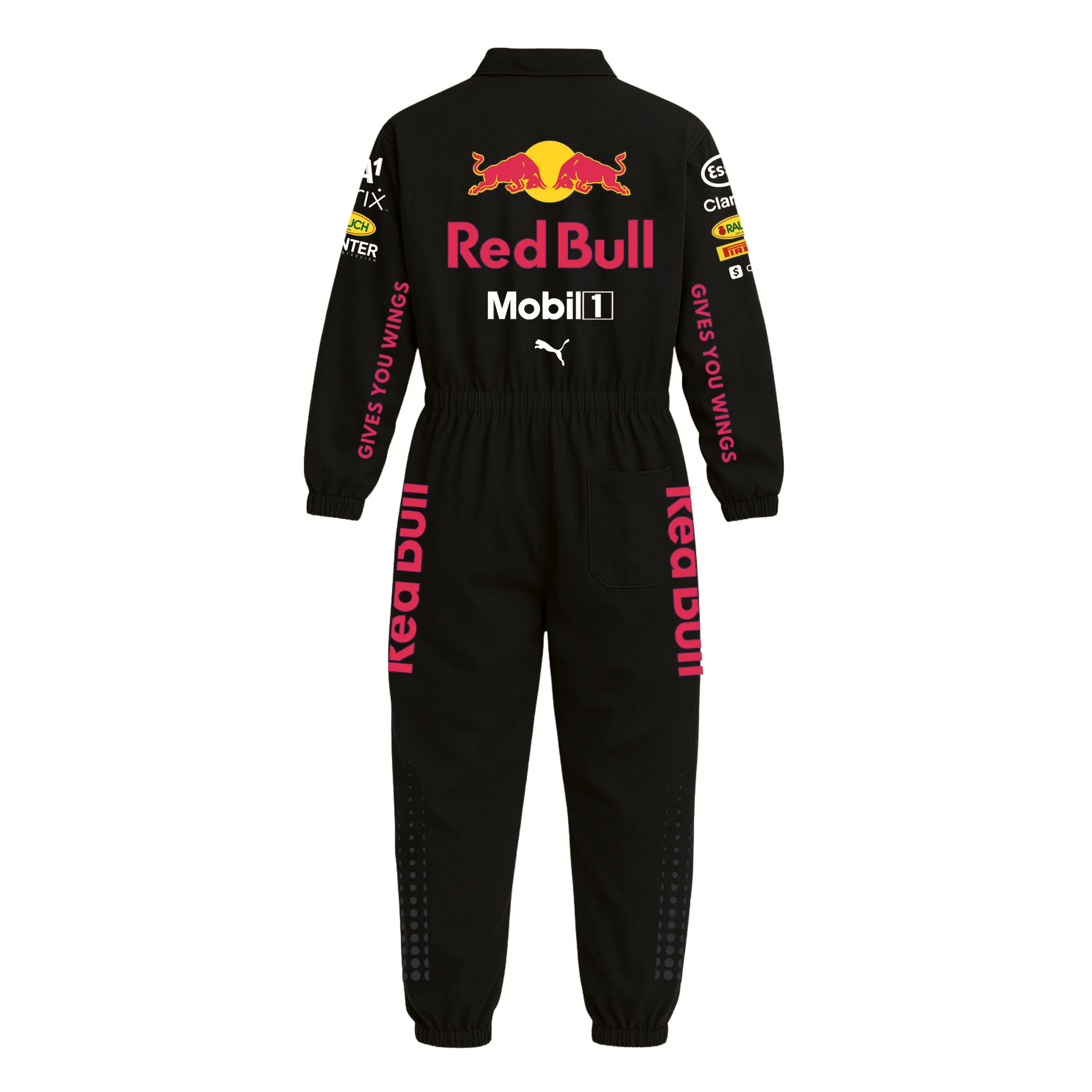 Conjunto Red Bull Body + Macacão Preto