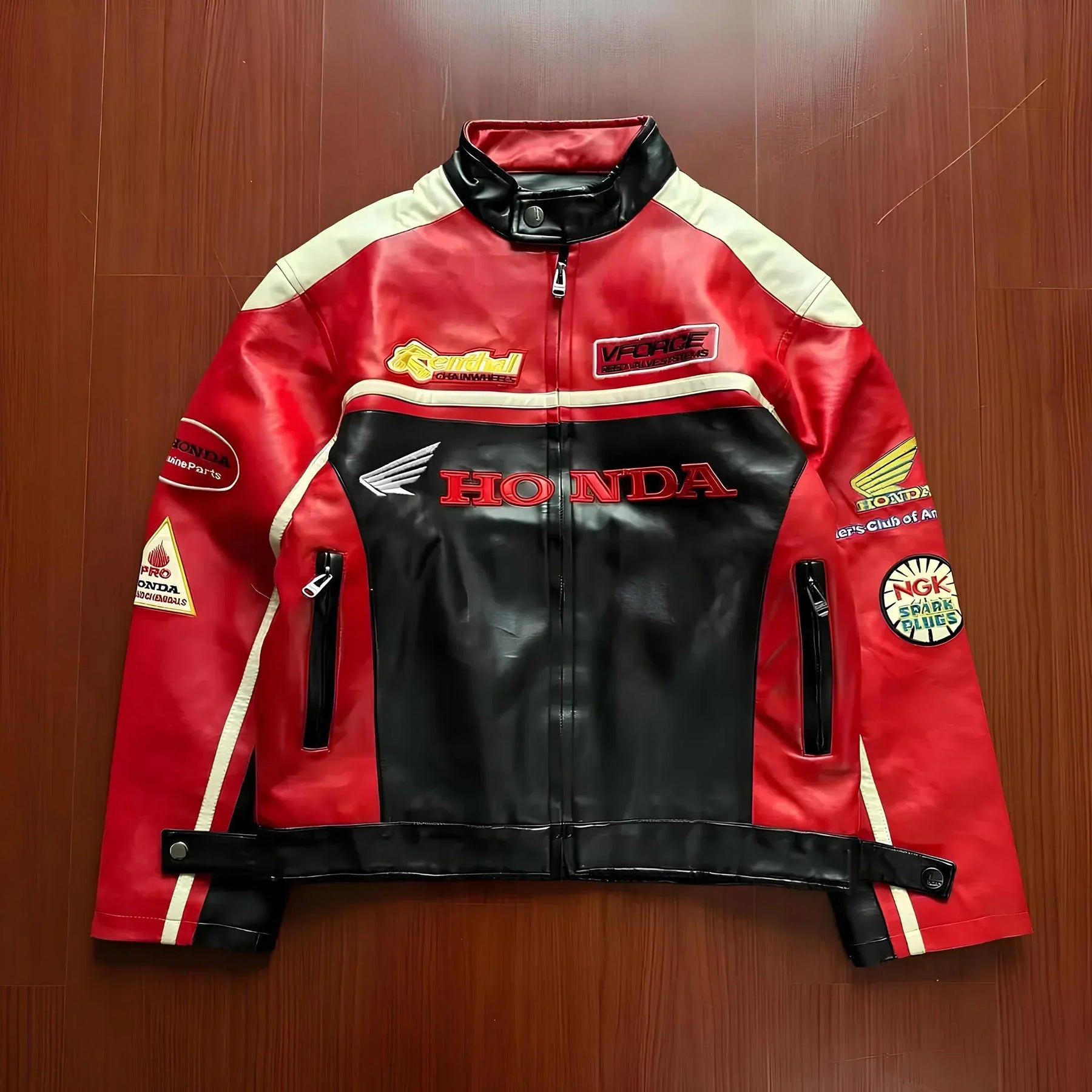 Jaqueta Honda de Couro