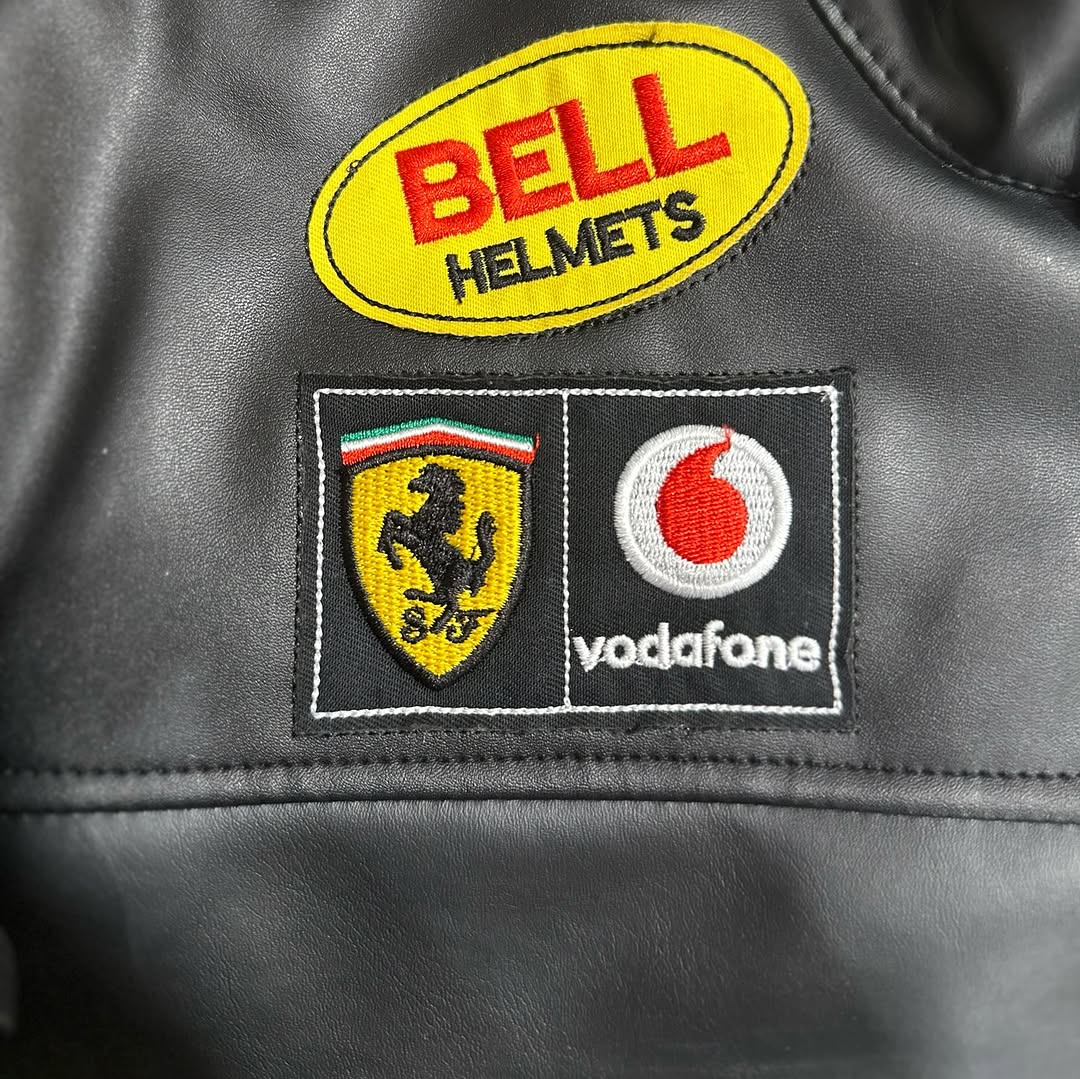 Jaqueta Ferrari F1 Vintage Preta