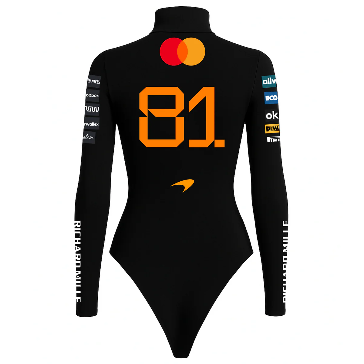 Body Oscar Piastri Mclaren Preto - 2025