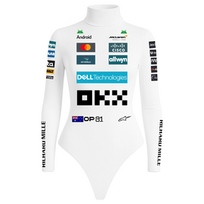 Body Oscar Piastri Mclaren Branco - 2025