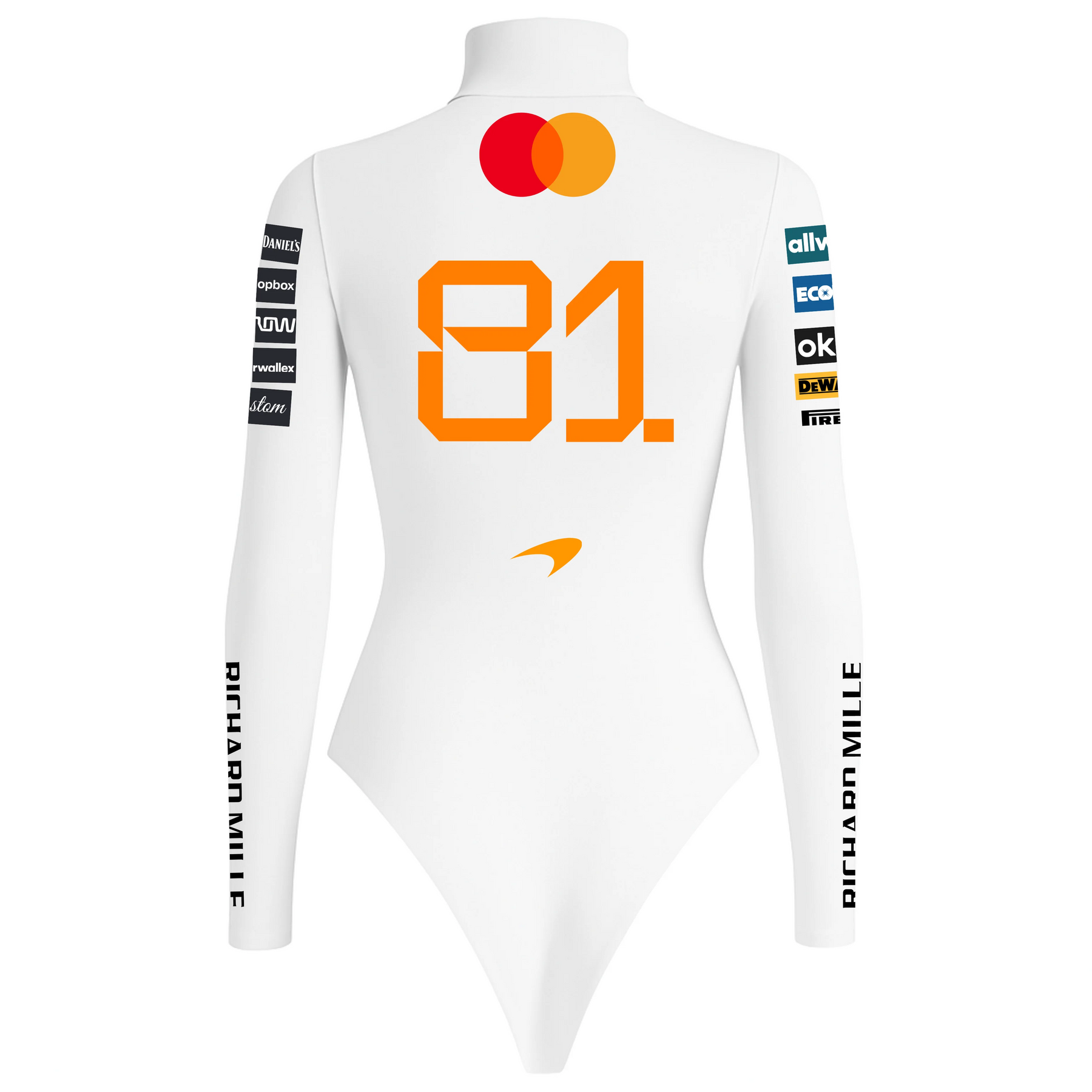 Body Oscar Piastri Mclaren Branco - 2025