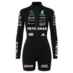 Macaquinho George Russell Preto Mercedes - 2025