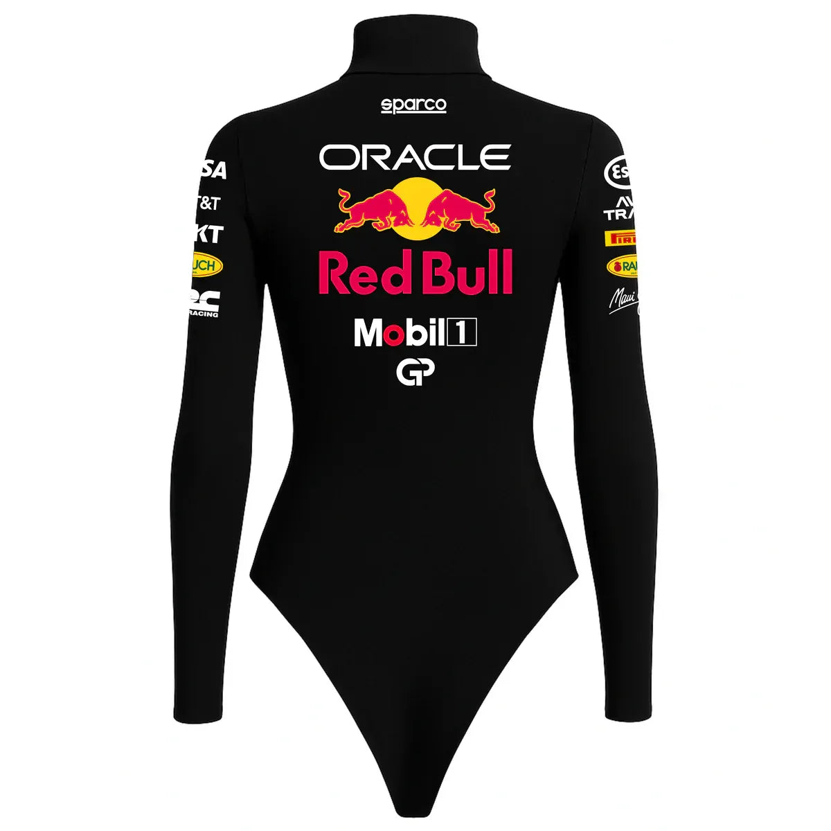Conjunto Red Bull Body + Macacão Preto